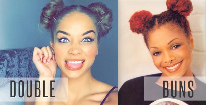 Is double buns a childish hairstyle?