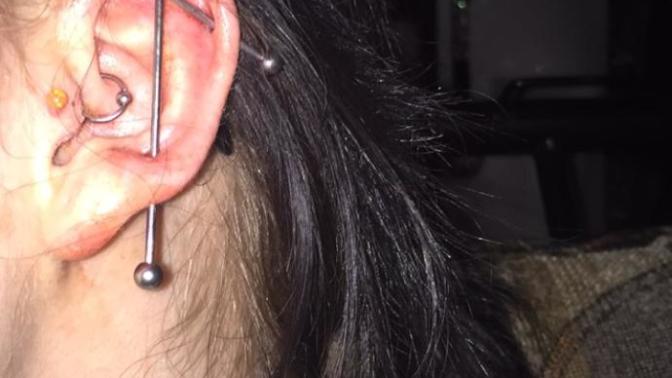 How do my ear piercings look?