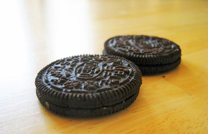 What's the best part of an oreo?