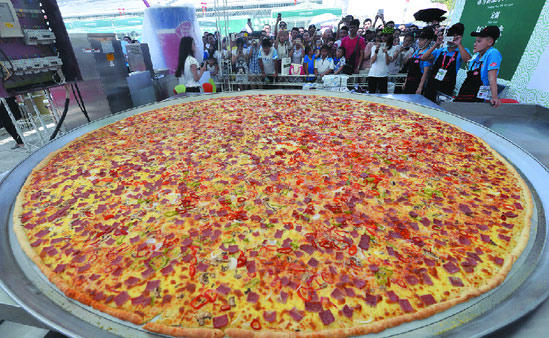 Could you eat this entire pizza in one night?
