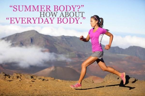 How ridiculous are those articles about obtaining a 'perfect beach body'!?