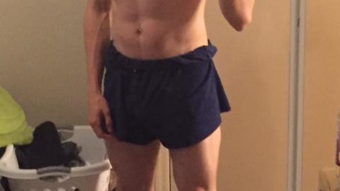 [In underwear] Do I look different from the last time?
