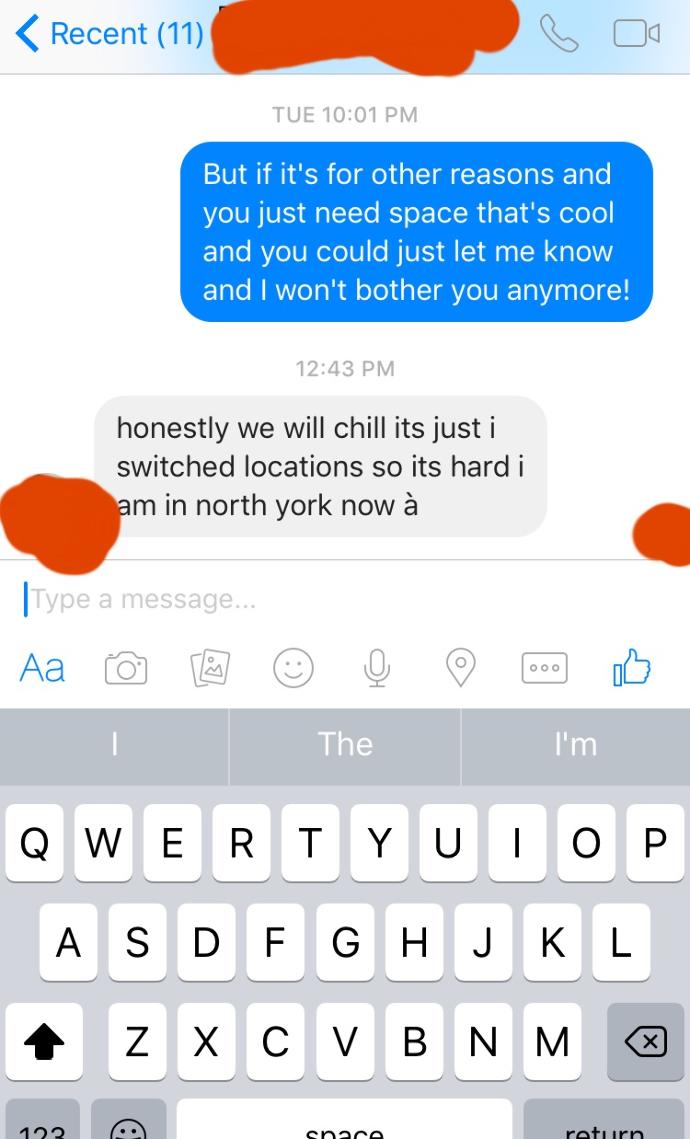 Does this mean my boyfriend wants to breakup? (Details below)?