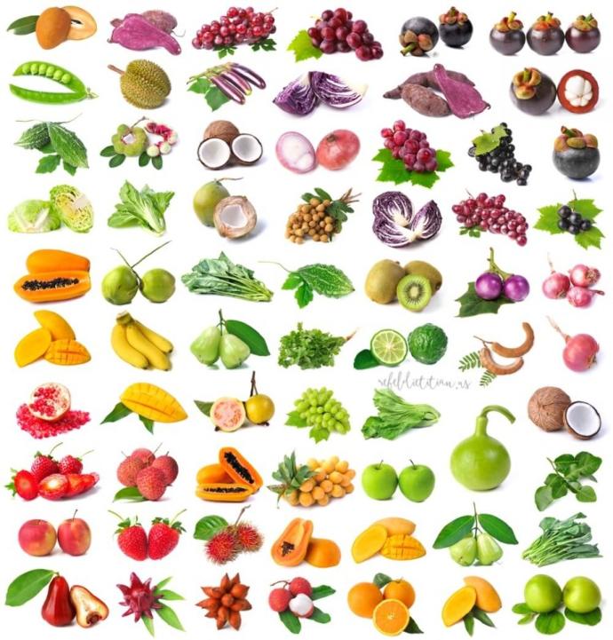 If you could only ever eat foods that were one color for the rest of your life, which would you choose?