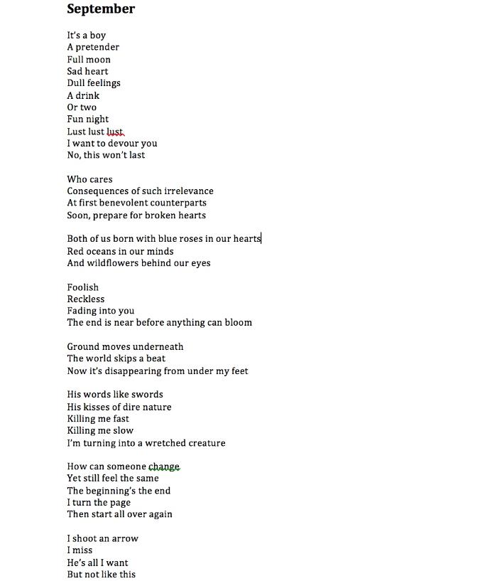 What do you think of my poem?