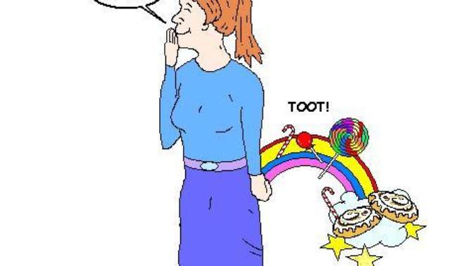 ATTENTION WOMEN: until your farts start smelling like cinnamon buns, quit complaining and leave the farting to the men?
