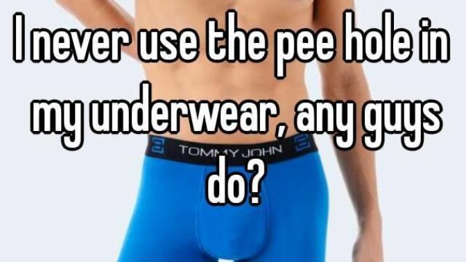 Guys, how do you pee?