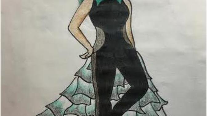 I'd like some advice and feedback on this fashion sketch?