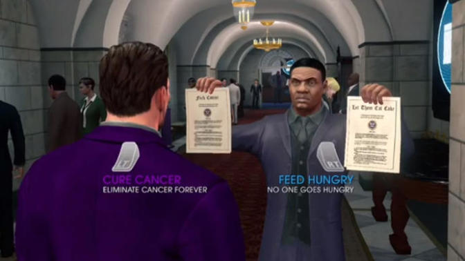Solve world hunger or cure cancer?