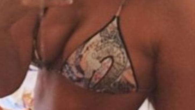 Do these breasts look fake (bra picture)?