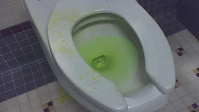 Why do guys always have to piss on the damn toilet seat?