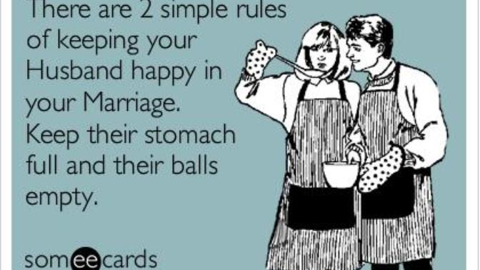 How true is this statement ( keep his tummy full and his balls empty)?