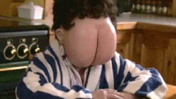 Why do people like butts so much but then when the face looks like a butt?