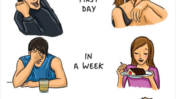Do men and women deal with break ups differently?