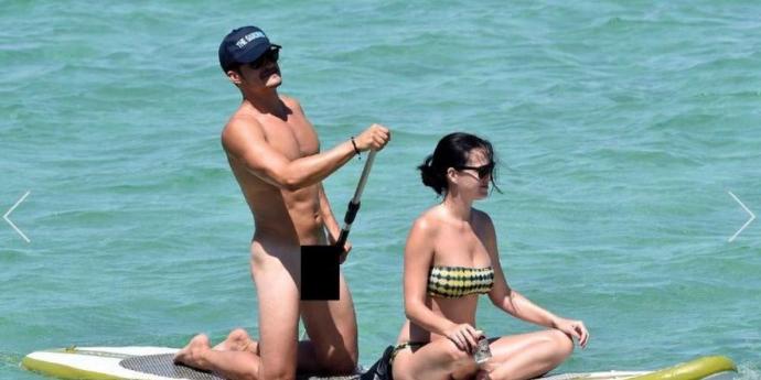 Orlando Bloom goes NAKED paddle-boarding with Katy Perry, but will it hurt his image?