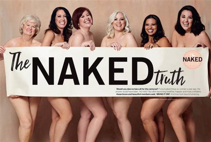 What do you think of the naked Weight Watchers magazine cover? Would you do it?