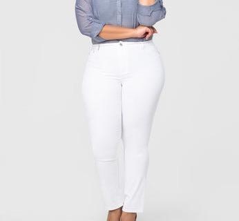 thick white jeans