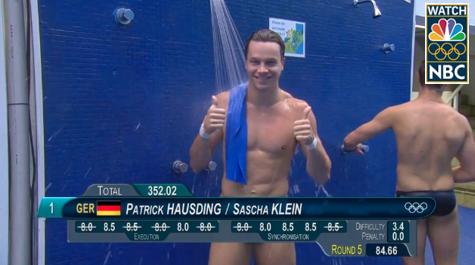 Do you think Olympic diving suits for guys are just TOO damn small?
