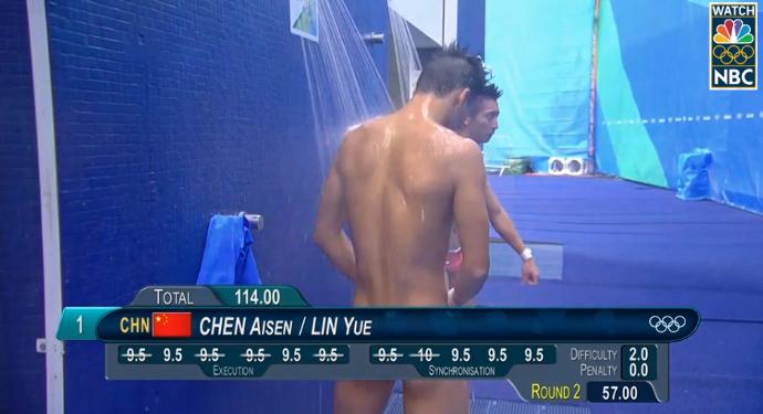 Do you think Olympic diving suits for guys are just TOO damn small?