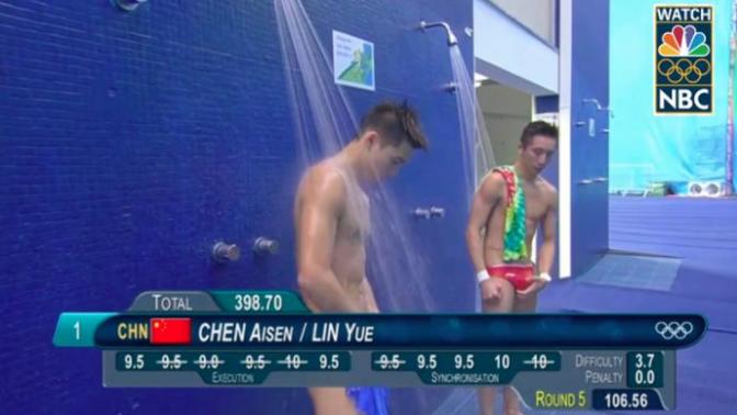 Do you think Olympic diving suits for guys are just TOO damn small?