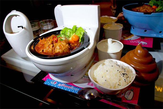 Toilet-theme restaurant 💩. Would you like to try?