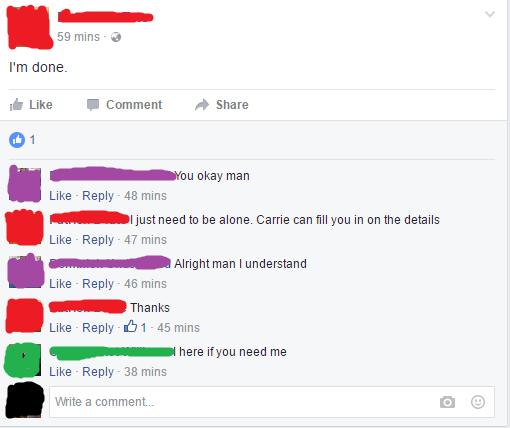 Did this guy just commit social status suicide?