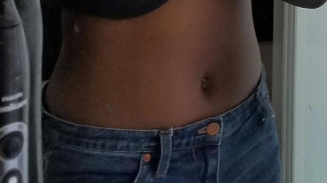 Does my stomach look okay or flat?