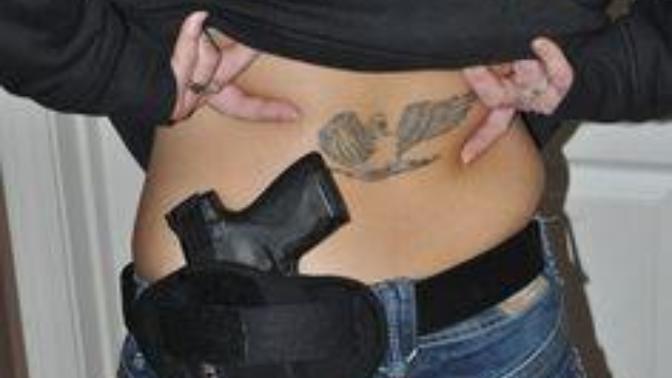 Girls, if you legally own a gun where do you wear it on your body, and is it concealed or visible?