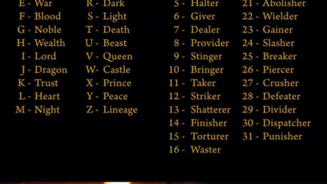 What is your legendary sword name?