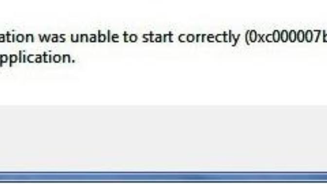 Bioshock Infinite 0xc00007b error?