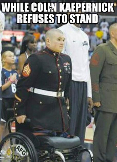 What are your thoughts about Colin Kaepernick sitting out on the national anthem?