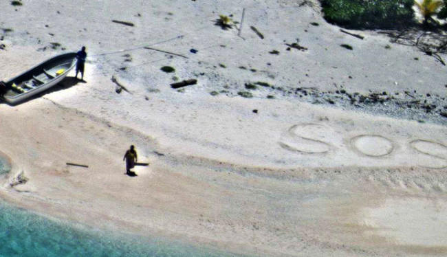 How would you resolve this if YOU were the rescued castaway?