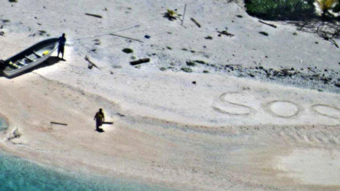 How would you resolve this if YOU were the rescued castaway?
