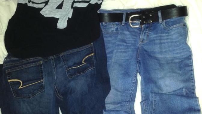 My ex left some of her clothes at my house, what should I do with them?