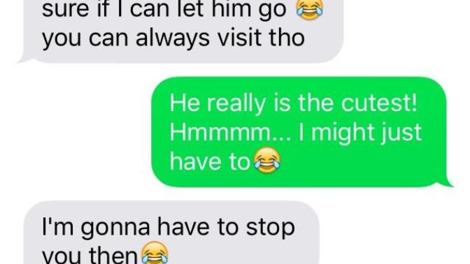 Is he flirting?