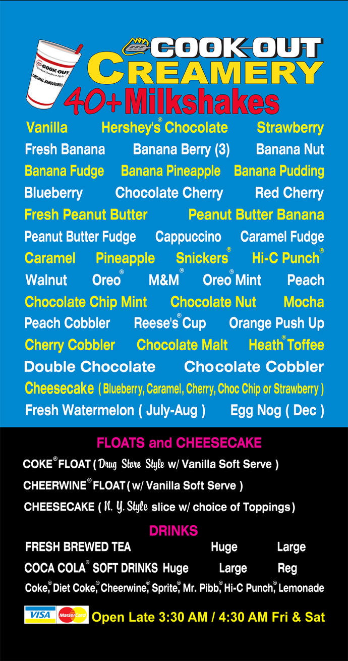 Which of these milkshake flavors sound appealing to you?