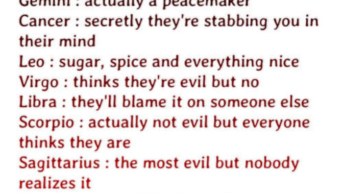 How evil are you?