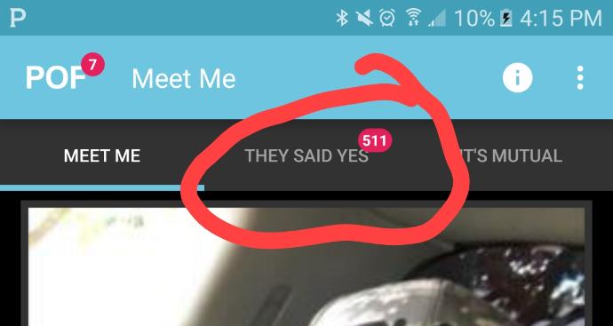 Do guys swipe right for fun on POF?