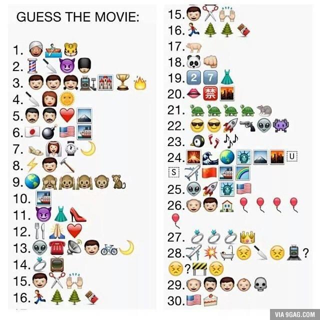 Game: guess the movie?
