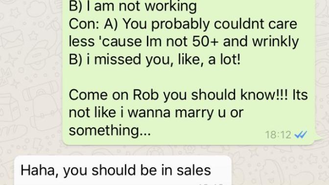 Wtf why is he treating me like this? Screenshots included?