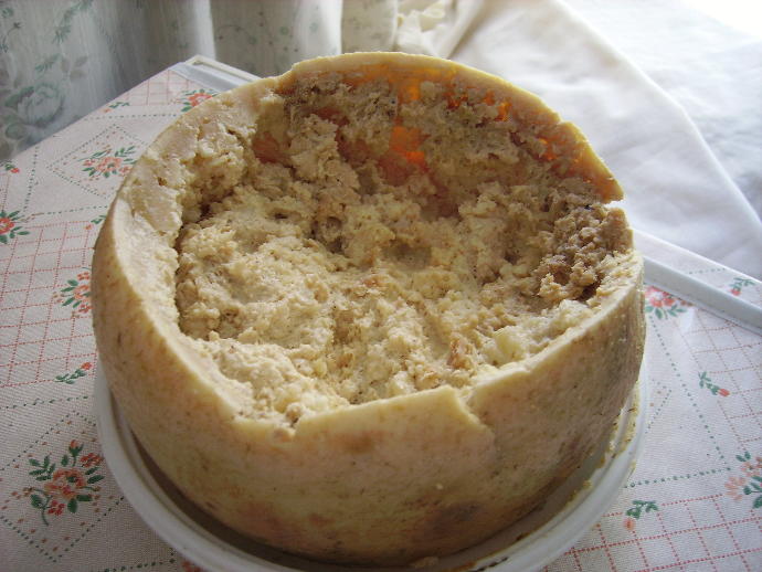 Would you eat a plate full of this maggot cheese for $5 Million?