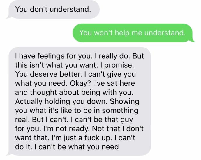 How do you move on when you feel like you can't move on?