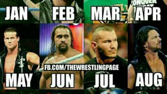 Can you beat your birth month Wrestler 👊👊?