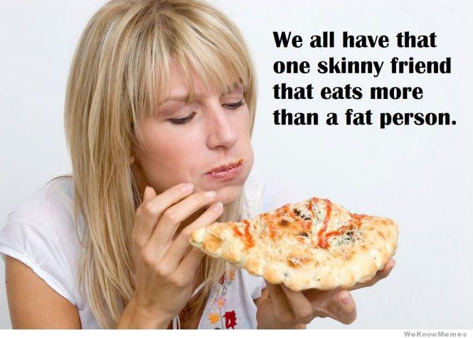 Can a skinny person be a glutton?