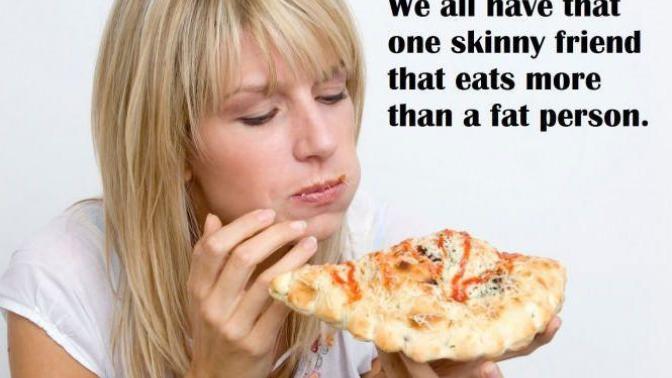 Can a skinny person be a glutton?