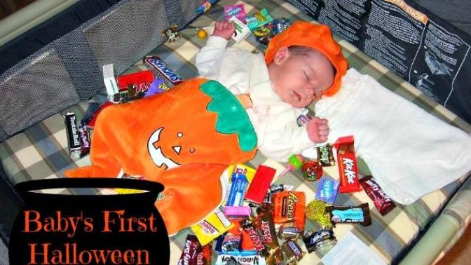 Isn't an infant "trick or treating" pathetic?