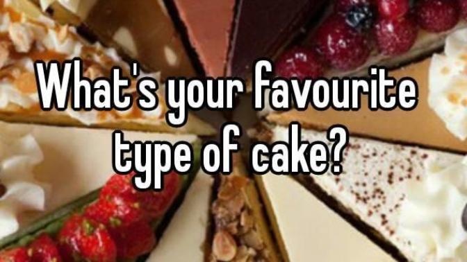 What's your favourite type of cake?