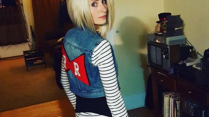 My sister decided to dress up as 18 for Halloween. Would you say she looks good?