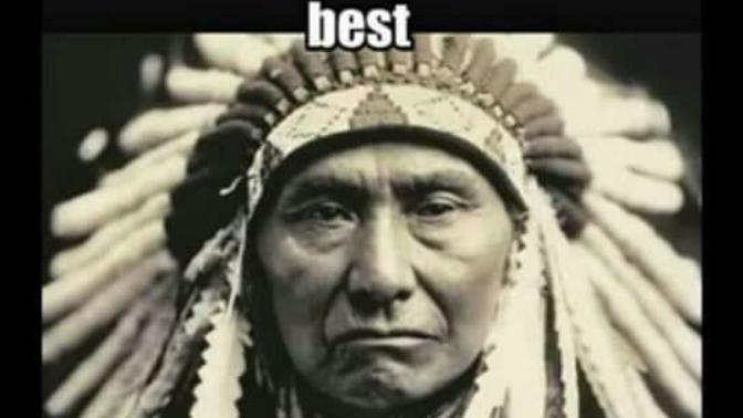 Can you imagine a Native American person telling off Trump for what he said about illegal Mexicans in the beginning of his campaign?