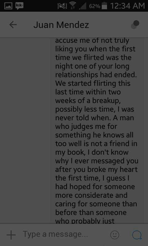 Should I respond after this? (Sorry for darkness, took screenshots with a brightness app running as it was very late in the day)?